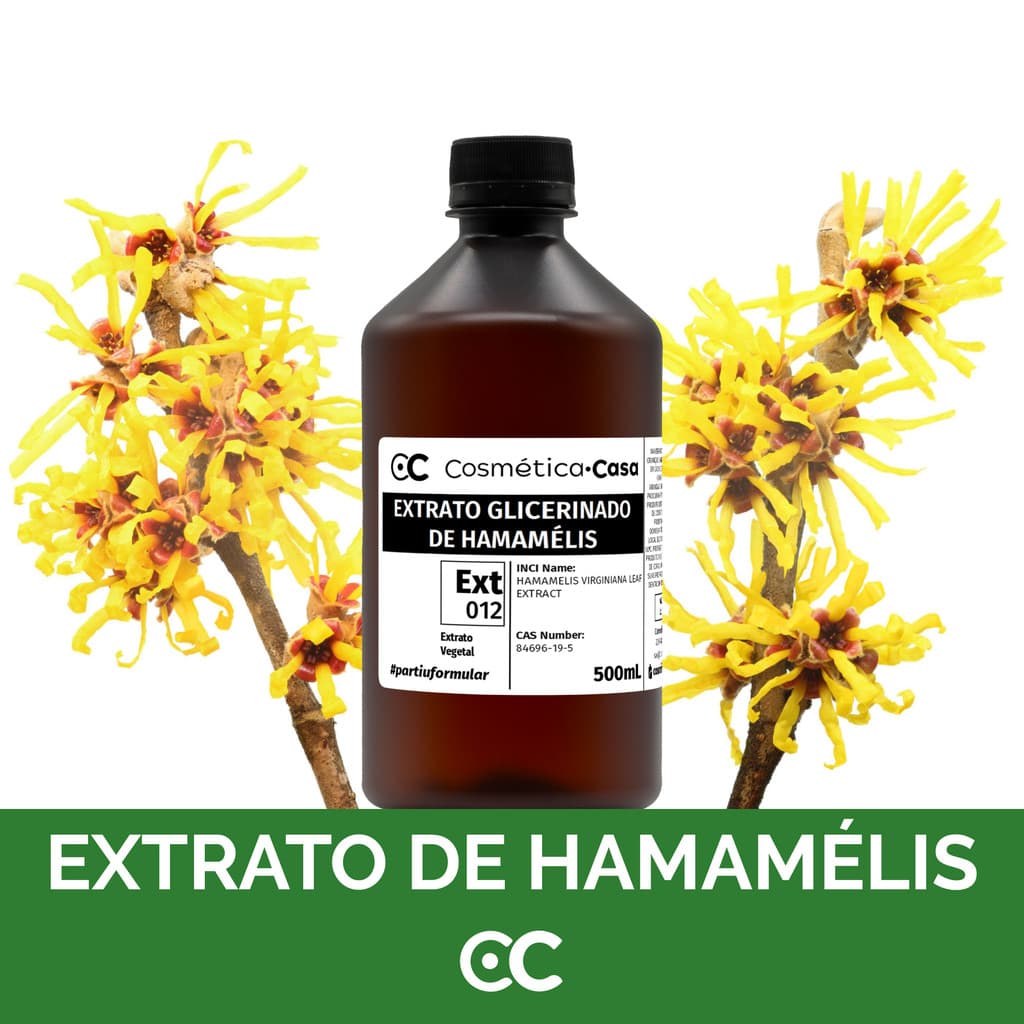 Extrato Glicerinado de Hamamélis - 100% puro - uso cosmético