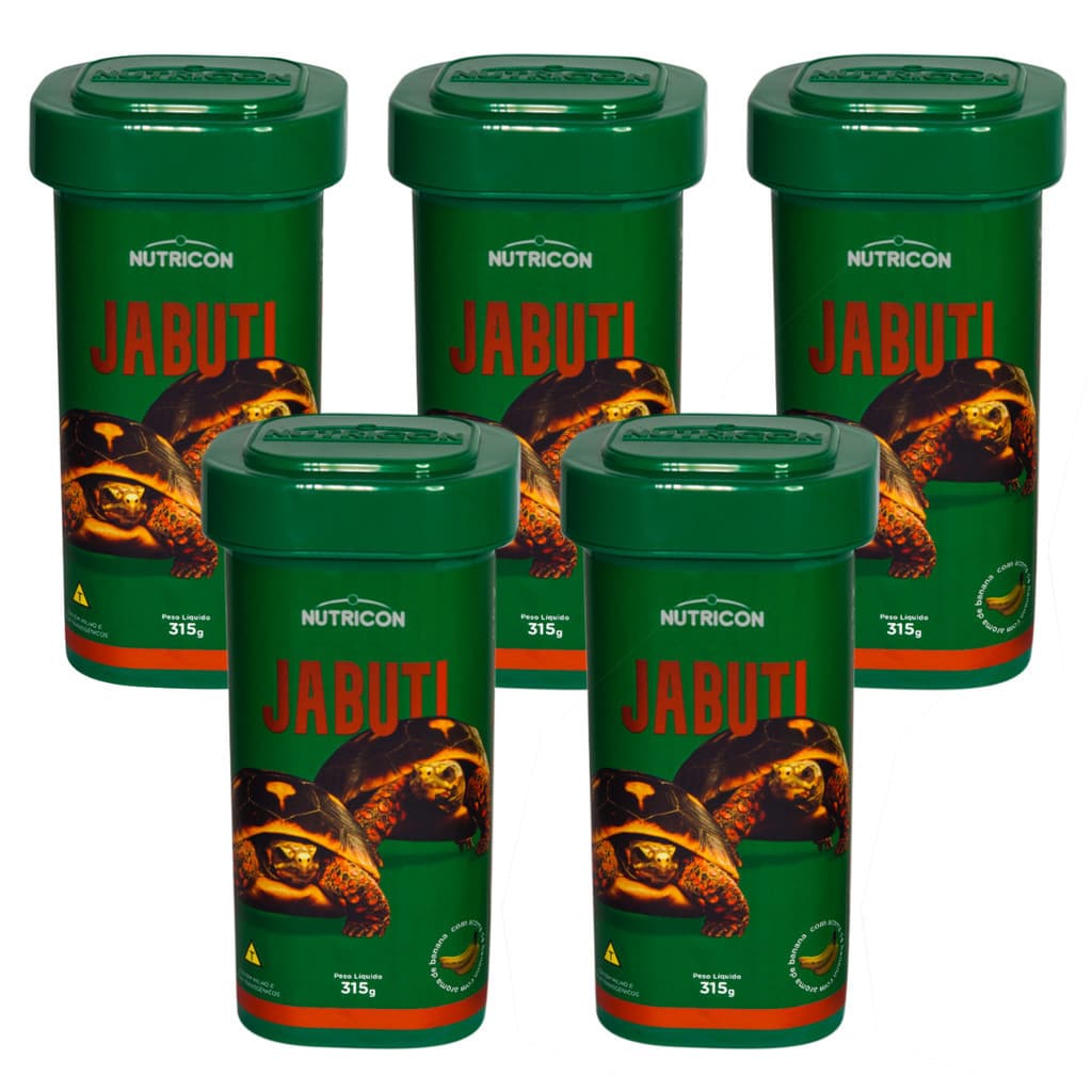 5UN - Ração Para Jabuti Nutricon 315g