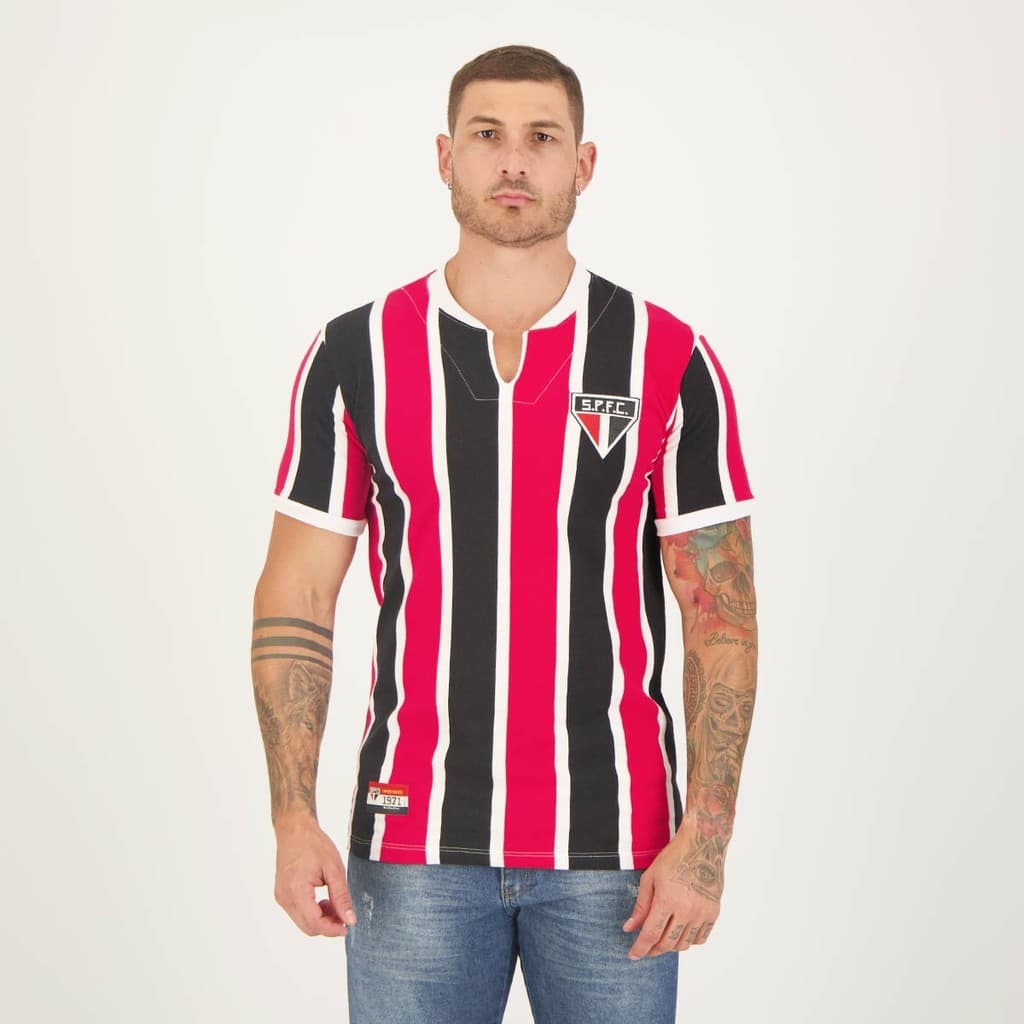 Camisa São Paulo Retrô 1971 Paulistão