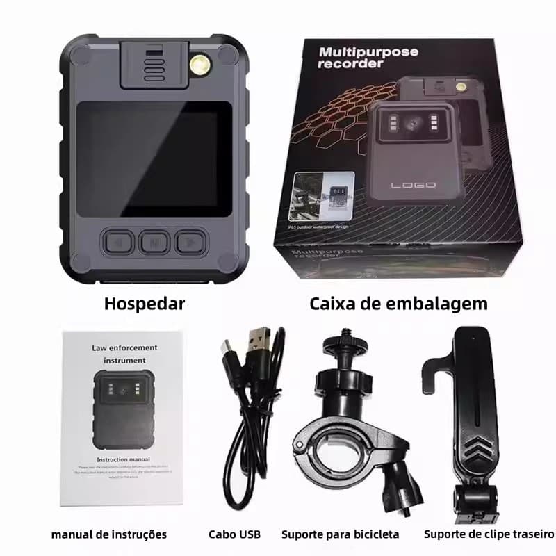 Câmera Esportiva Para Motocicleta E Bicicleta 2K HD