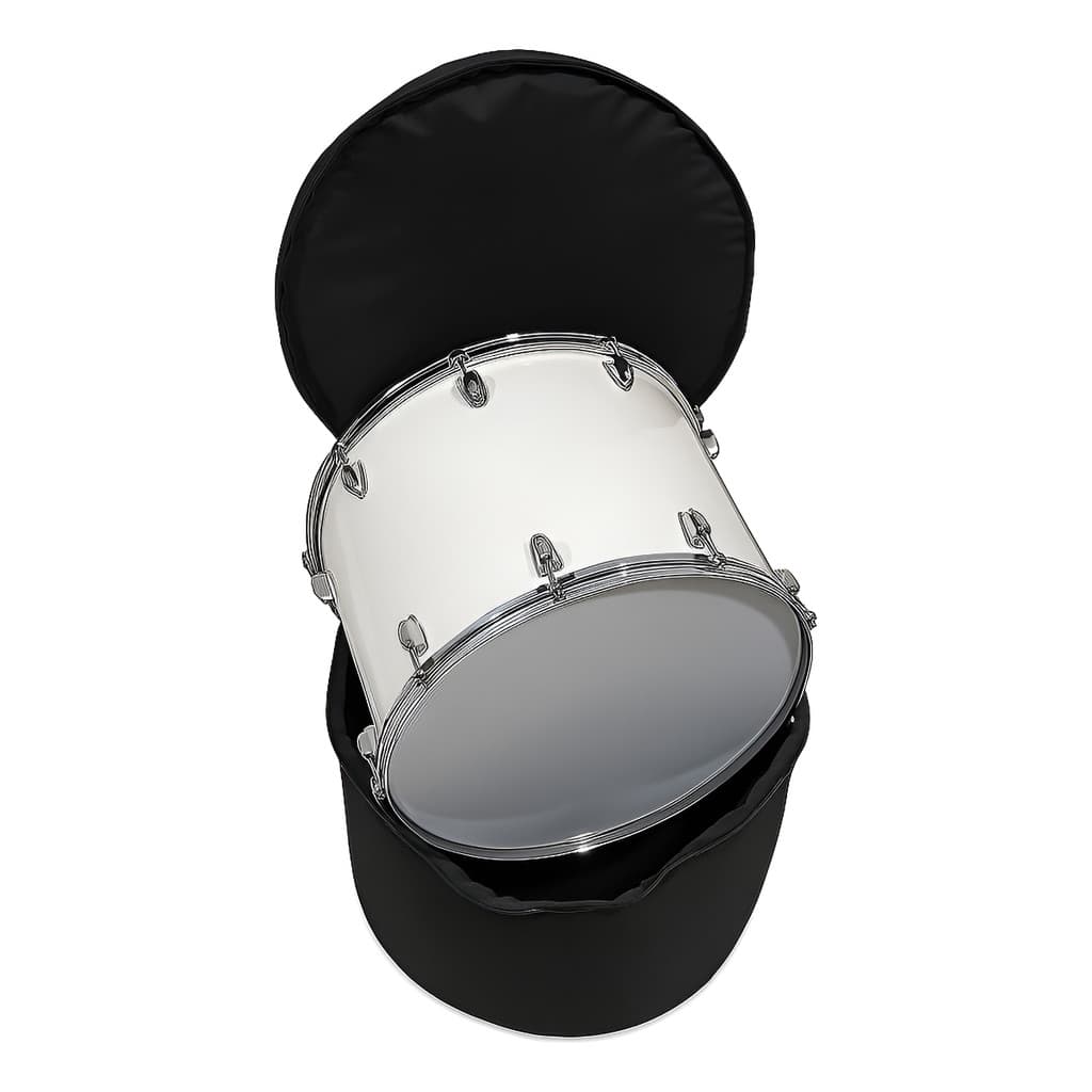 Capa Bag Para Surdo De Bateria 16 Pol 45 Cm Acolchoada