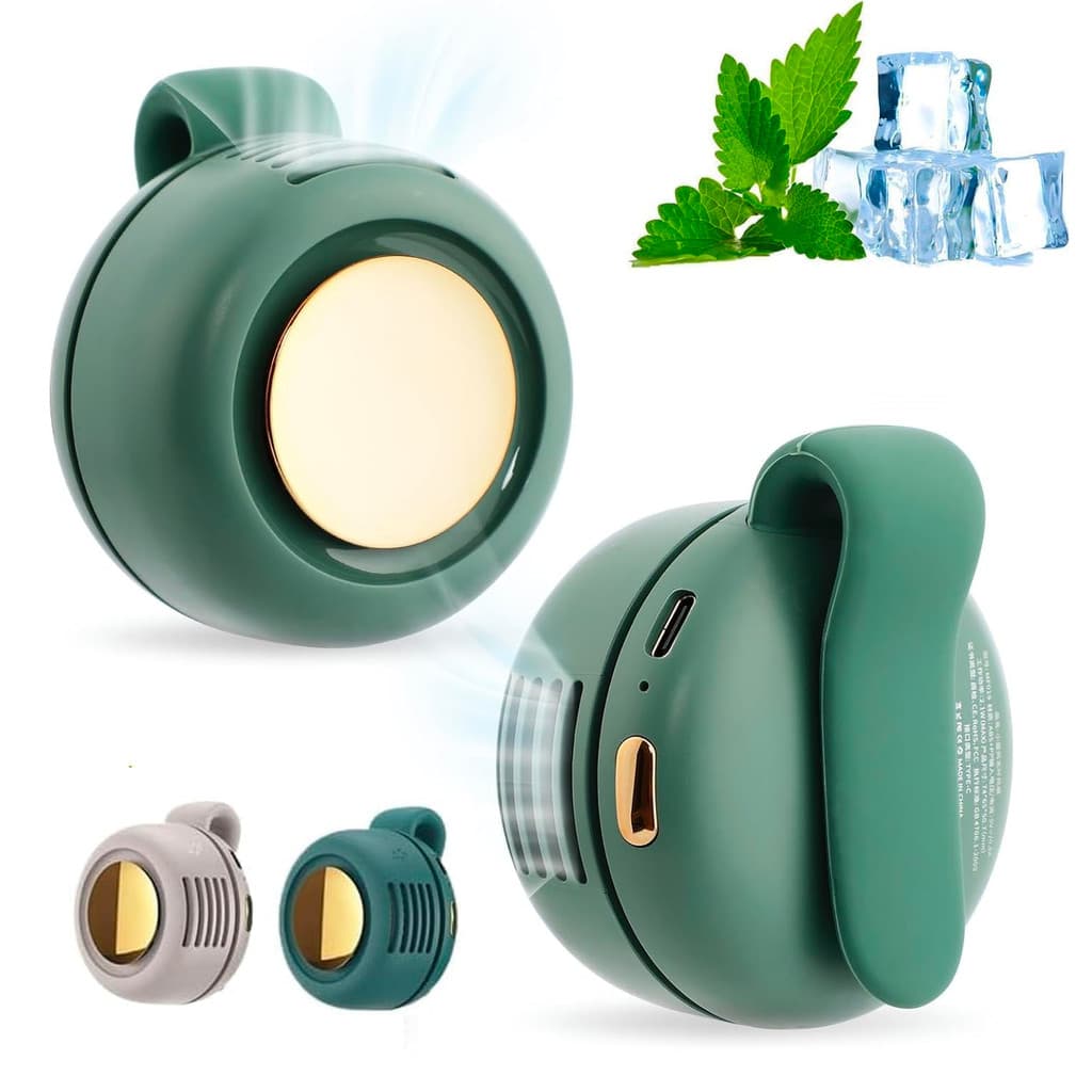 Ventilador De Clipe , Mini Portátil Sem Lâmina , Cintura Silenciosa E Resfriamento De Camisa Para Viagens , Escritório A