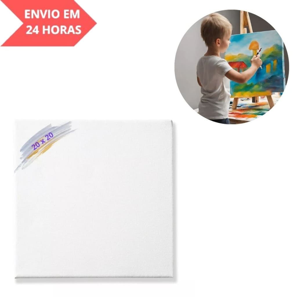 Tela de Pintura 20x20 cm