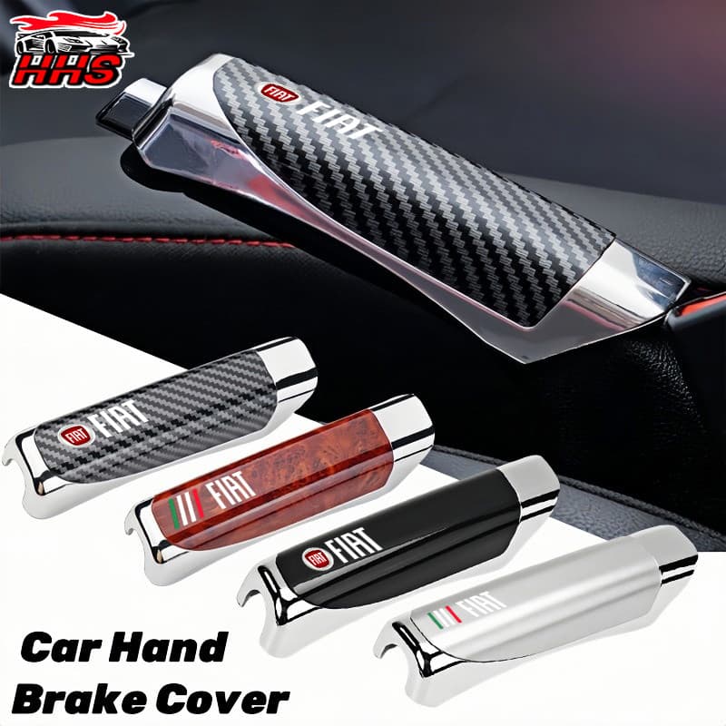 Capa Protetora Universal Para Freio De Mão De Carro Fiat , Fibra De Carbono , Antiderrapante , Acessórios Interiores 500 Bravo Punto Argo Stilo Strada