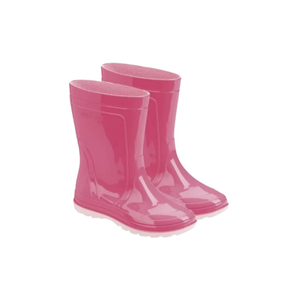 Bota Infantil Meia Rosa Galocha Chuva Roça Escolar Grandene