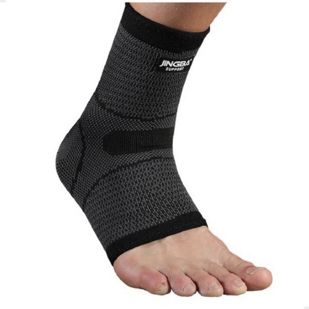 Kit Tornozeleira Estabilizadora Com Compressão Para Esporte Treino Academia