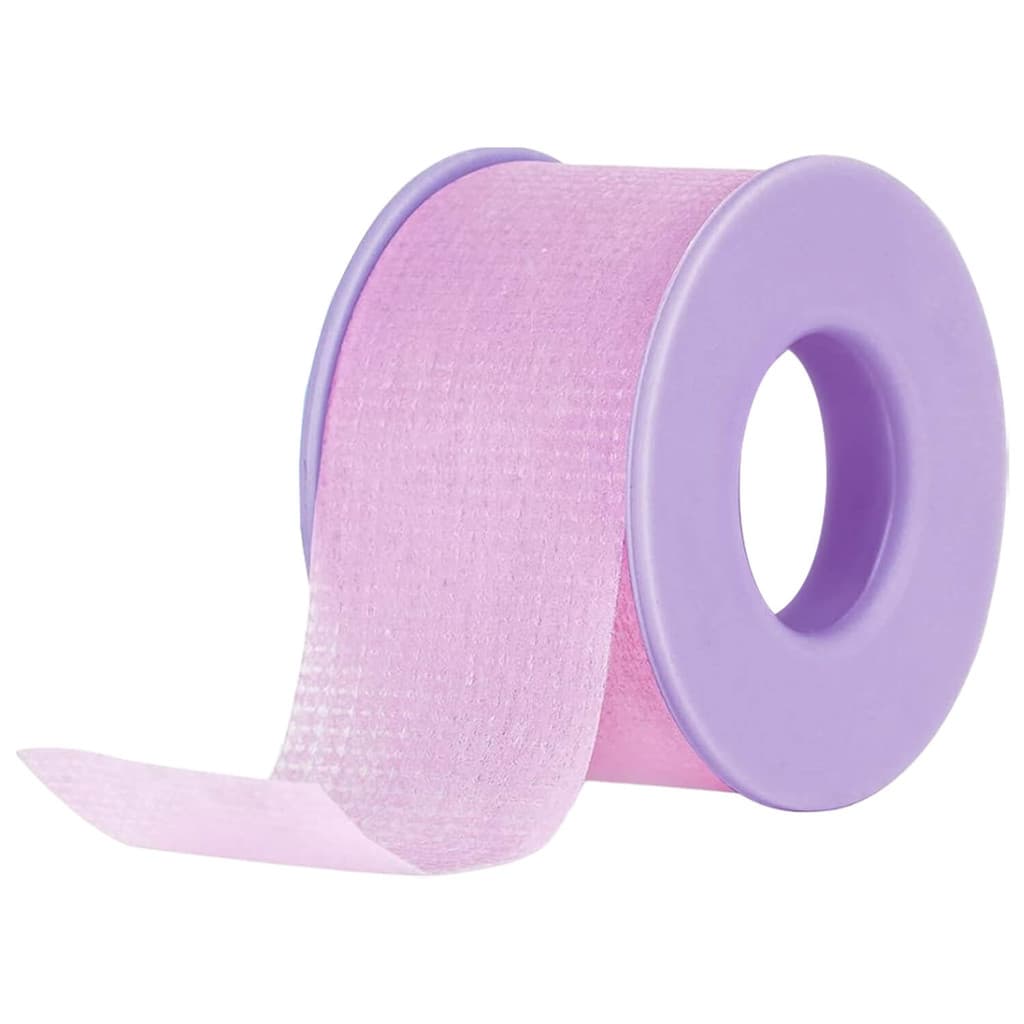 Microfita Silicone Gel Pele Sensível para Extensão Cílios 25mm Lilás