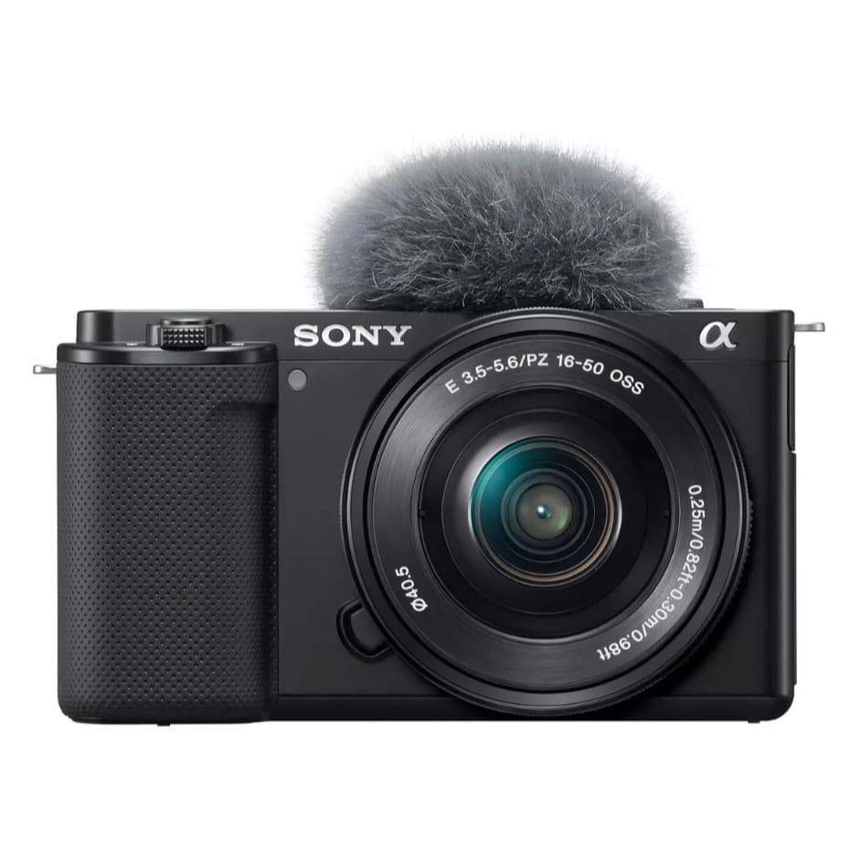 CÂMERA SONY ZV-E10 + LENTE 16-50MM – NOVA, ORIGINAL Envio Imediato!