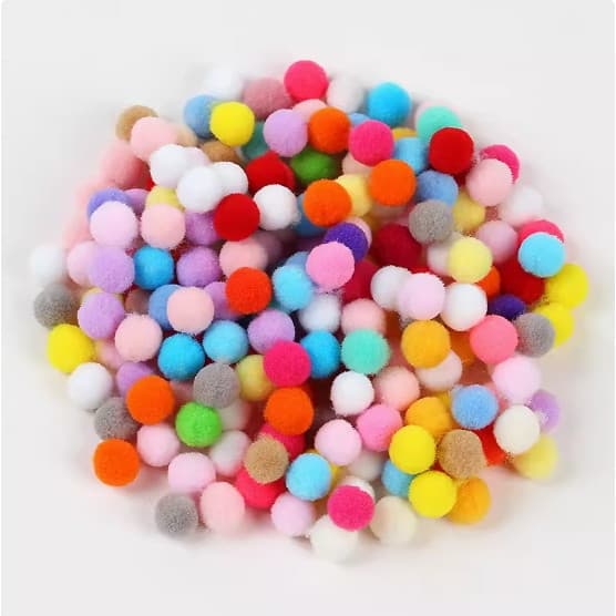 1000-5000 Pcs 10mm pompons bola de pele elástica alta cor bola de pelúcia artesanal diy bola de pele