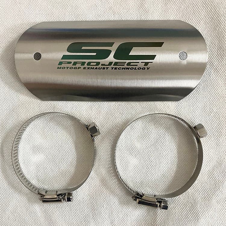 Tubo De Escape Universal De Aço Inoxidável Para Motocicletas Médio Cobertura Protetora Anti-Calcário Blindagem Térmica Midpipe