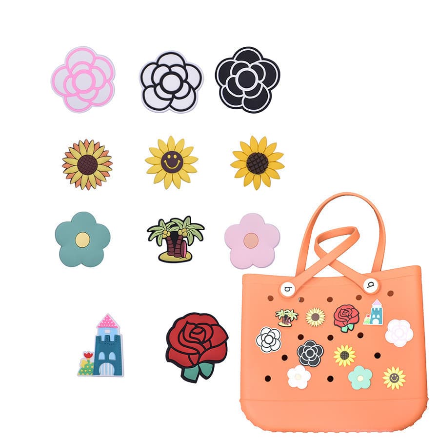 Grande Saco De Buraco De EVA Para Bog Praia DIY Acessórios De Moda Fivela Decorativa