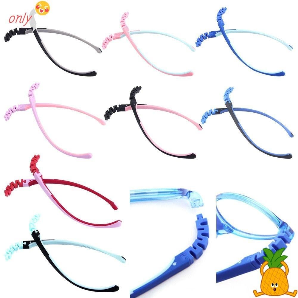 ONLYGOODS Óculos Braço De Silicone Snap-on Acessórios Para Crianças