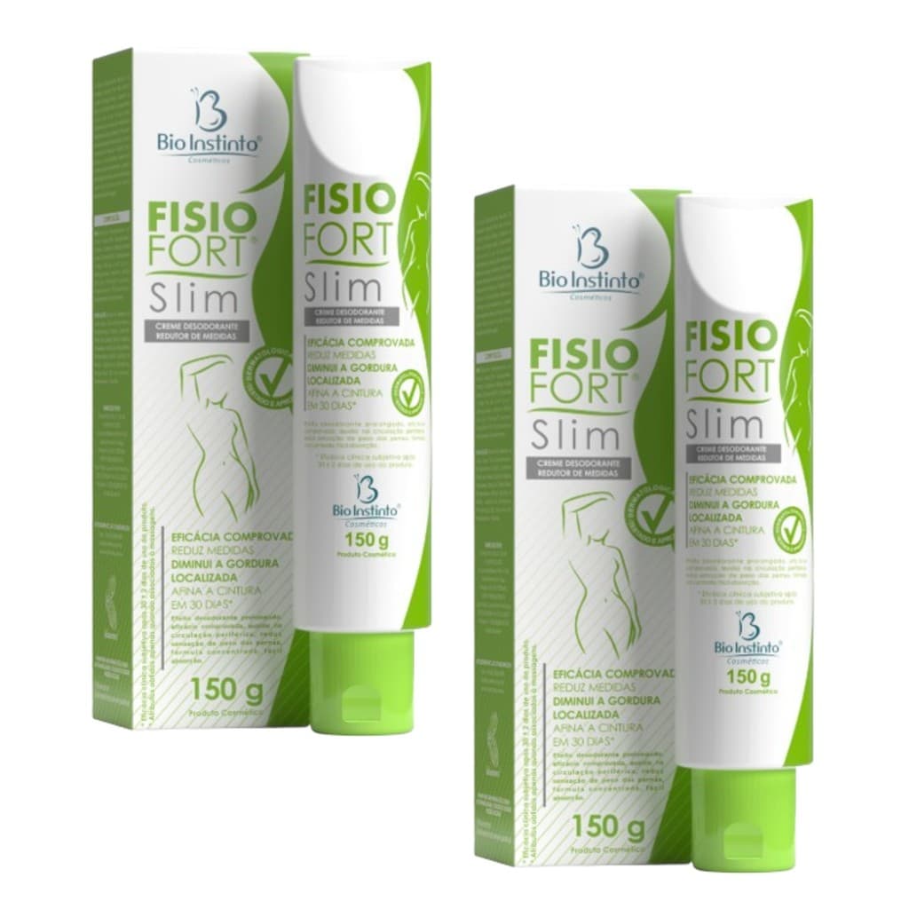 Kit 2 Creme Fisiofort Slim 150G - Bio Instinto