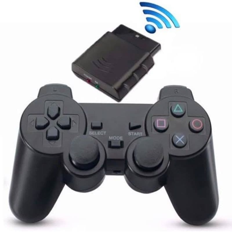Controle sem fio para PS2, controle a pilha joystick analógico sem fio para Ps2 envio no mesmo dia