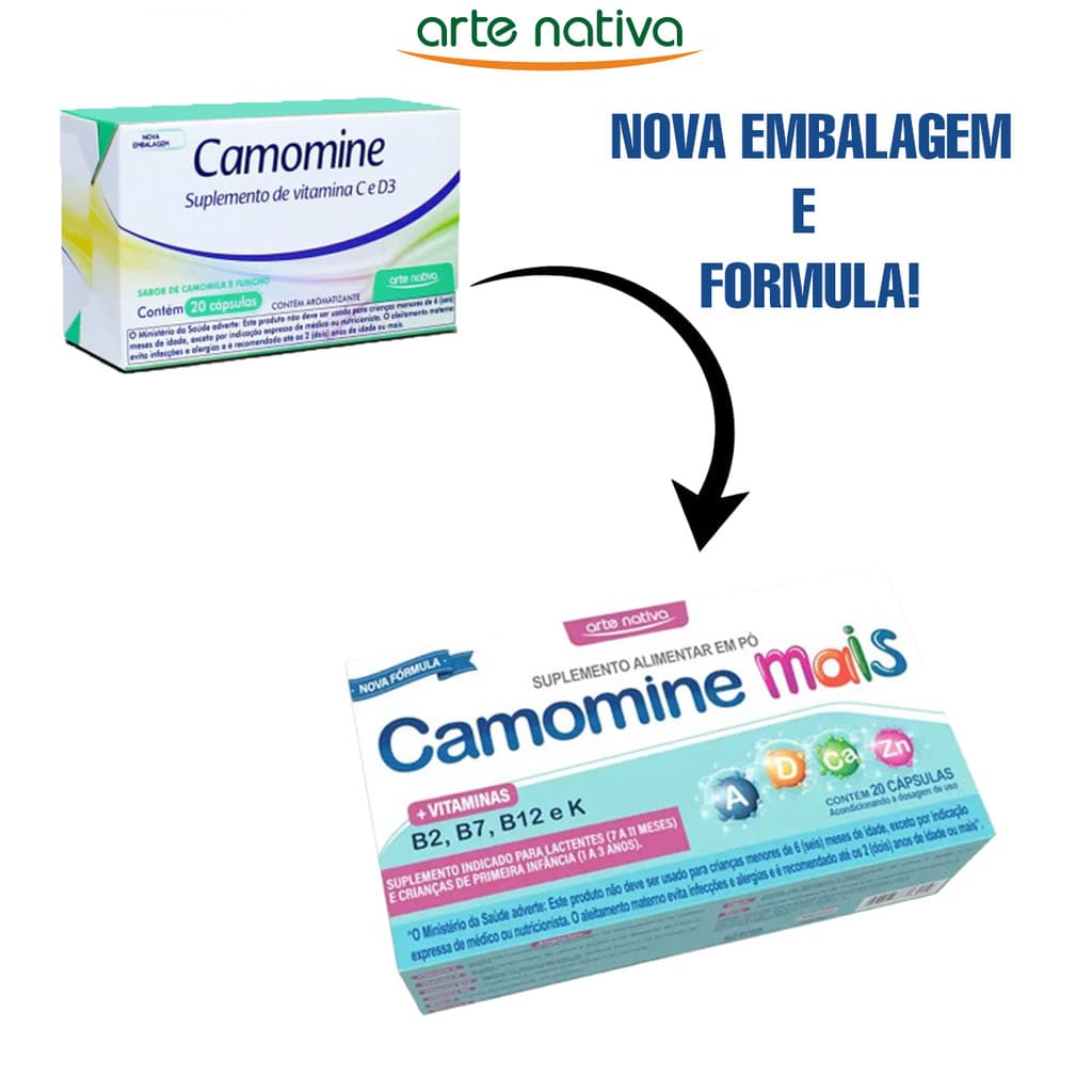 Camomine Mais Similar A Camomilina C - 20 Capsulas