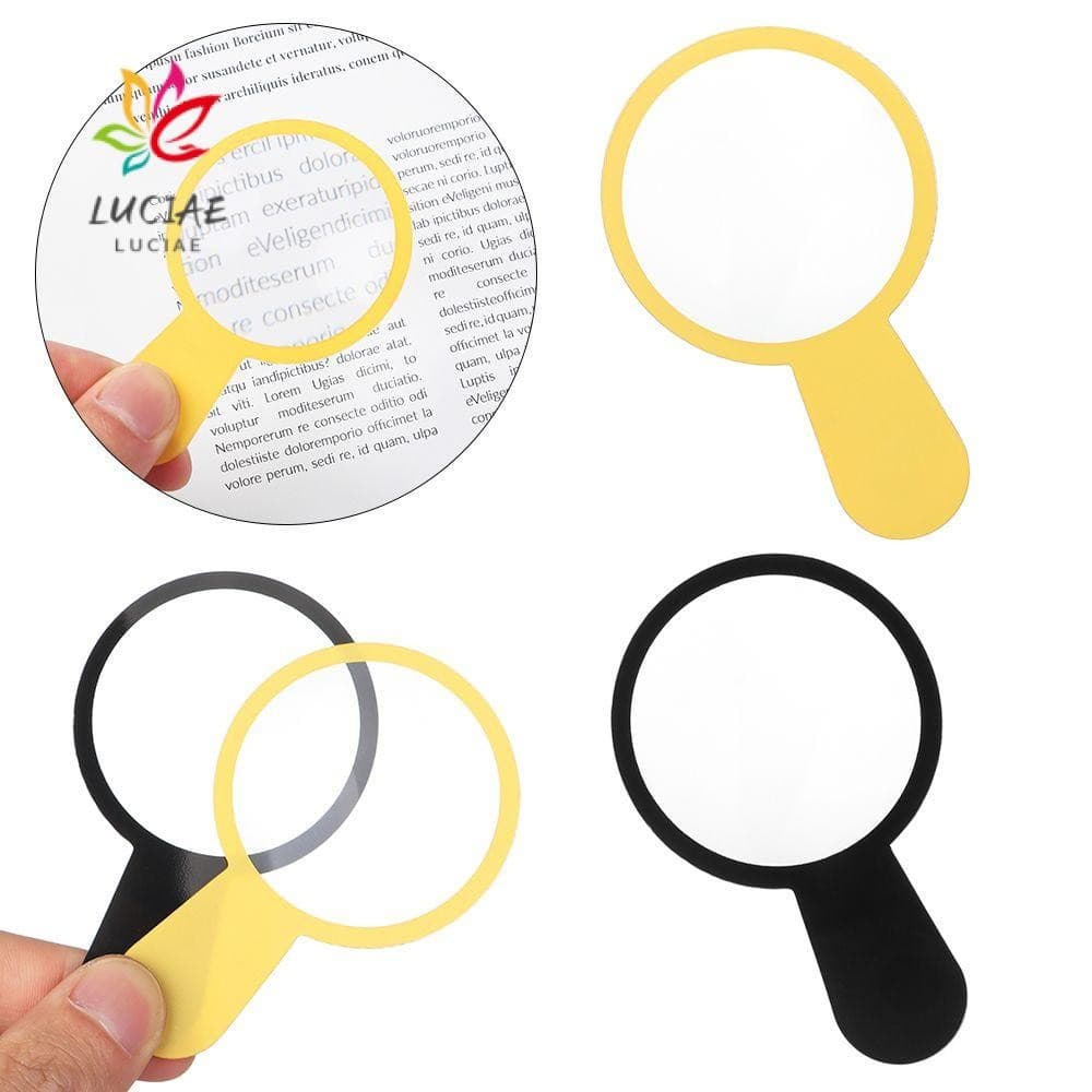 LUCIAE 5/10pcs Lupa Portátil Mini Ferramenta Educacional De Bolso Lente De Vidro De Leitura De 45 Mm