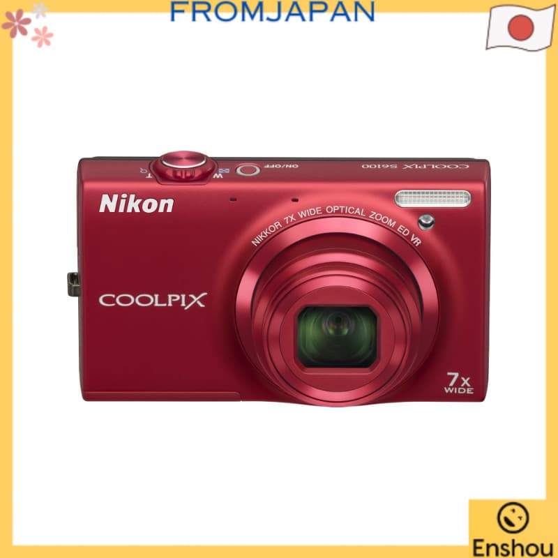 [USED]Do Japão [Usado] Câmera digital Nikon COOLPIX S6100 Super Red S6100RD