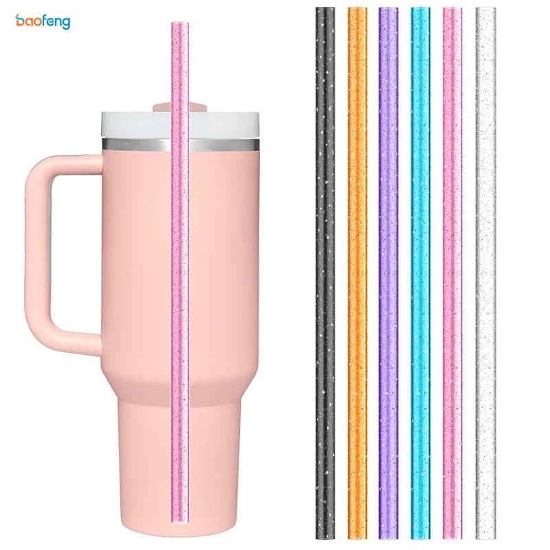 Canudo De Substituição De 9mm Para Copo , Garrafa De Água 20oz 30oz 40oz Canudos Reutilizáveis , De Cor