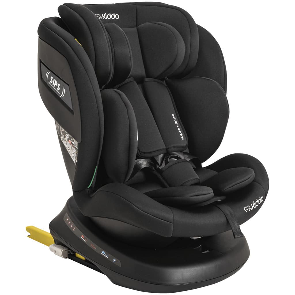 Cadeirinha para Carro Kiddo Supra+ 360 ISOFIX 0 a 36Kg Preta