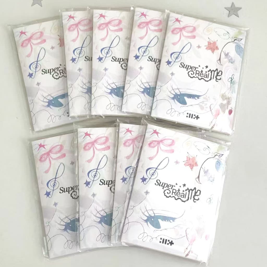 Cartões Fotográficos Kpop ILLIT 1o Mini-Álbum'super Realme (Código QR Não Disponível)