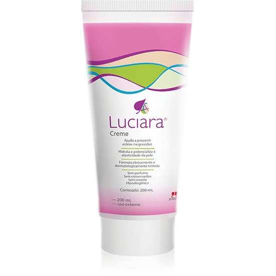 Luciara Creme Hidratante Gestante Preven Anti Estrias 200ml