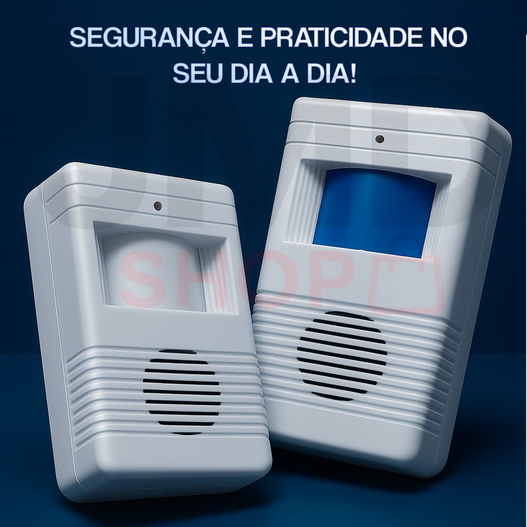 Campainha Detector Sensor De Presença Anunciador Sonoro Ajustável Eletrodomésticos