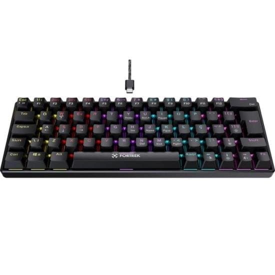 Teclado Gamer Mecânico Fortrek Gravity 65 Compact Switch Outemu Red B [F002]