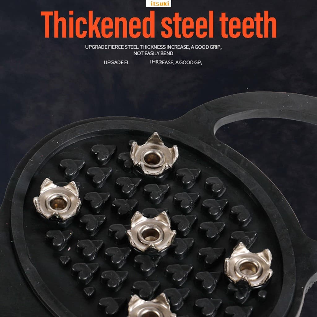 Apertos De Neve Grampos Pinças De Gelo Tração Sapato Picos Crampons Para Caminhar E Correr Na