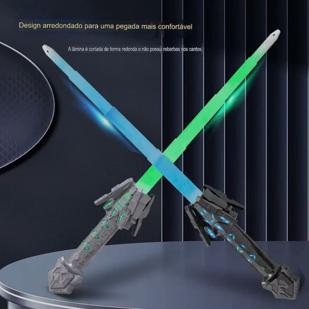 Star Wars Espada laser Retrátil Para Crianças Celebridade Da internet Brinquedo Luminoso