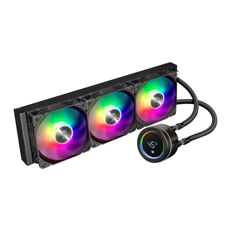 Water Cooler Pichau Aqua 360X, ARGB, 360mm, Preto, PCH-AQA360X-BK01