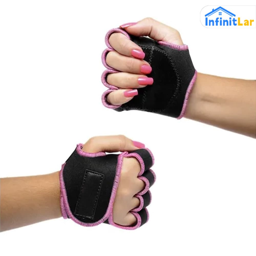Luvas Especializadas para Musculação em Neoprene Flexível - Conforto Superior para Academia Feminina/Masculina