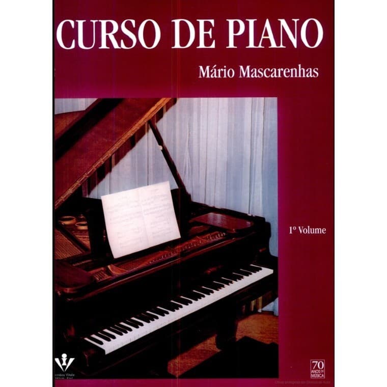 Método Curso de Piano 1º Vol - Mário Mascarenhas