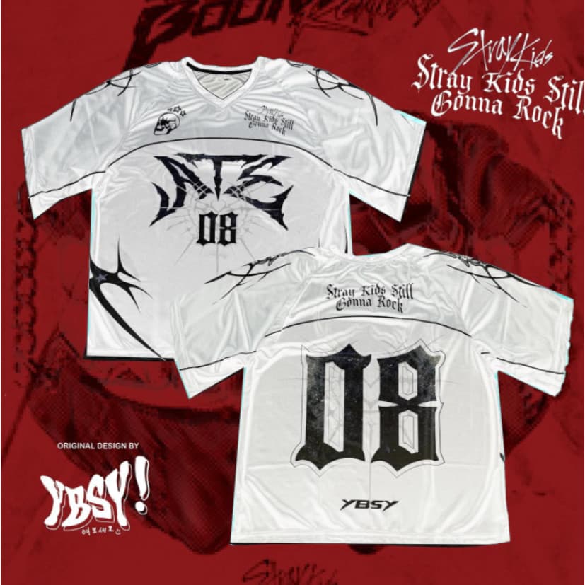 YBSY ! STRAYKIDS Jersey Stray Kids Still Gonna Rock Novo Design Sublimação Completa Impressão Barata Tamanho Grande