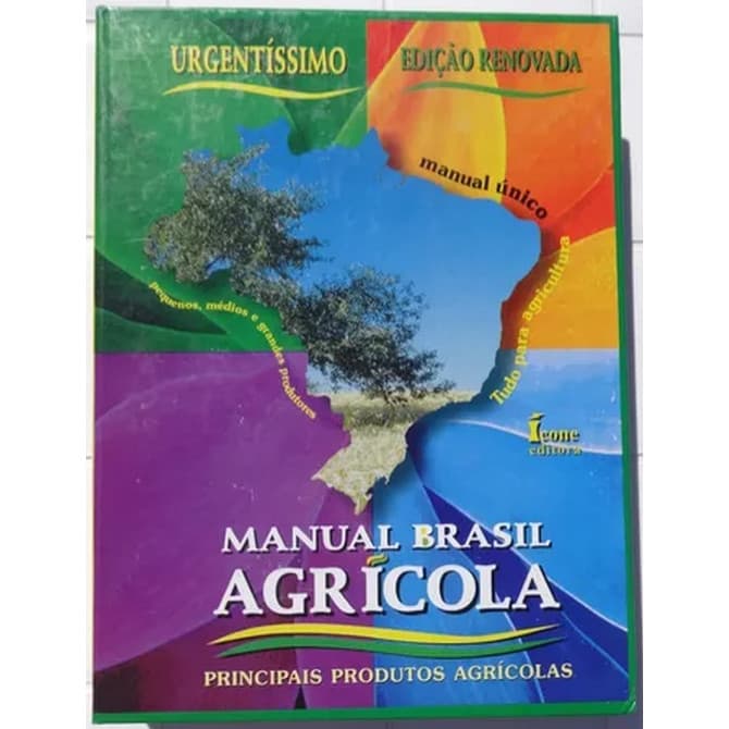 Livro: Manual de Agricultura - Brasil Agrícola e Principais Produtos (Livro Novo, Lacrado)