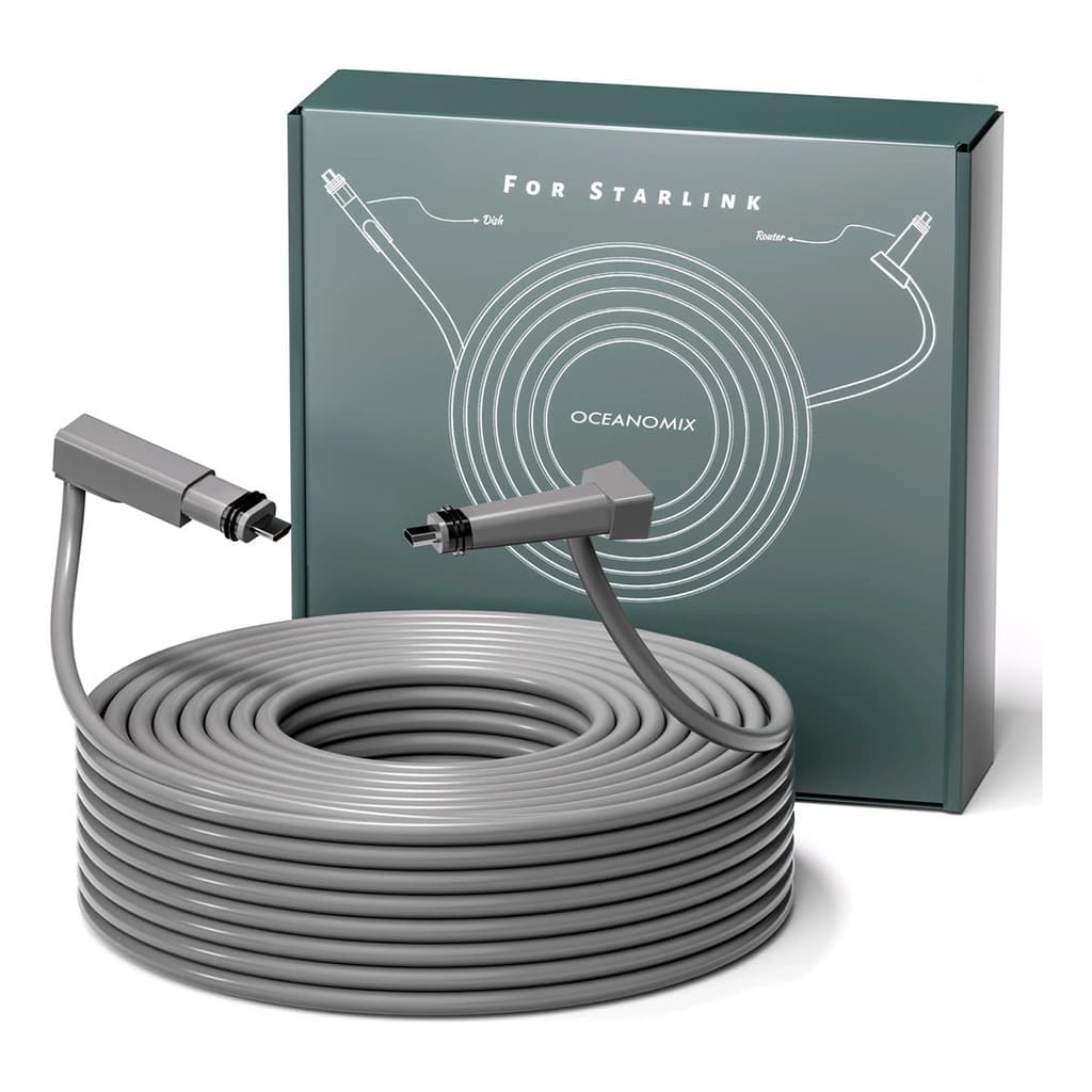 Cabo De Reposição Antena Starlink 15mt Antena Roteador