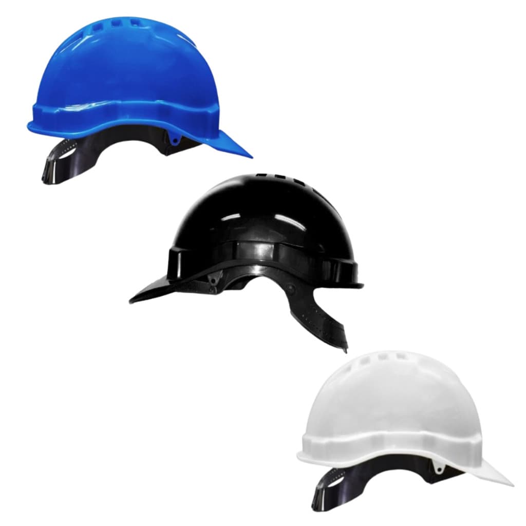 Capacete de Segurança  Proteção Genesis com Carneira Obra Construção Civil Pedreiro