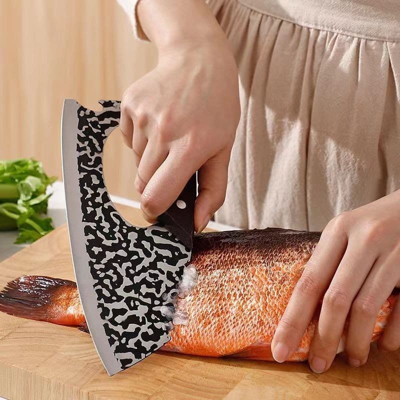 Cutelo lnox Profissional Cabo King Artesanal Churrasco Cozinha.