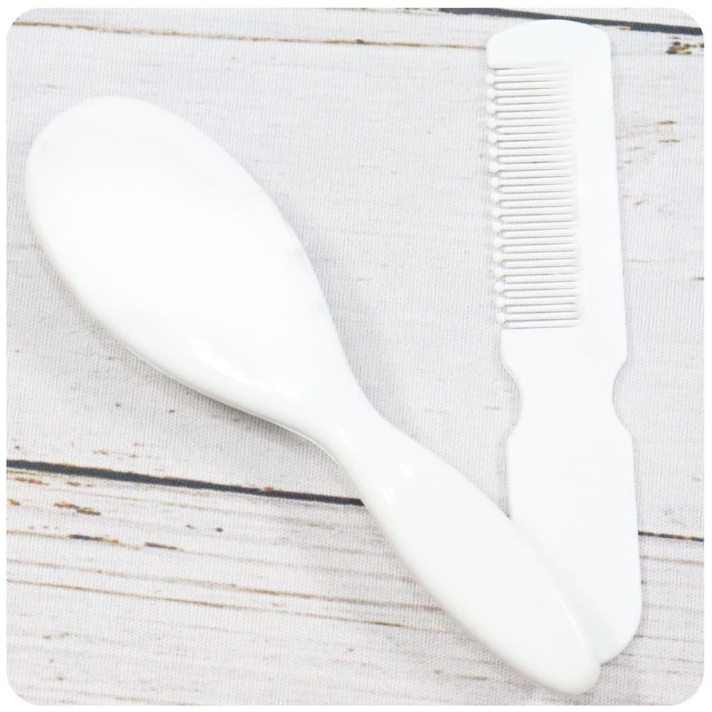 Pente e Escova Decorado Acessório Bebê Reborn