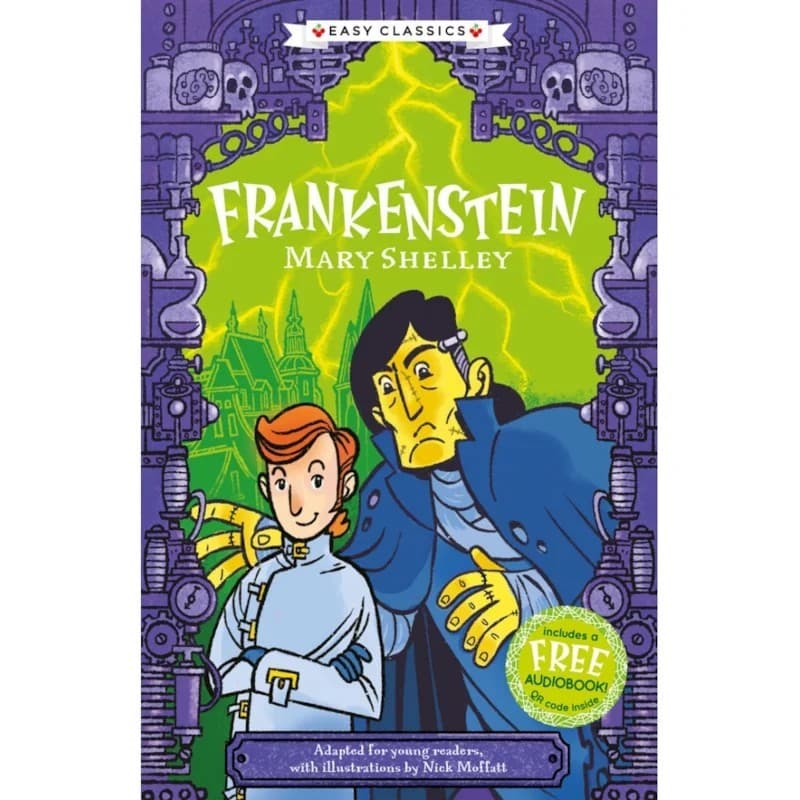 Livro Frankenstein - em inglês - texto adaptado