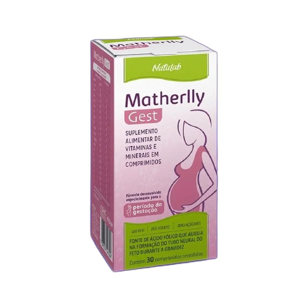 Vitamina Matherlly Gest 30 Cpr Revestidos - NATULAB