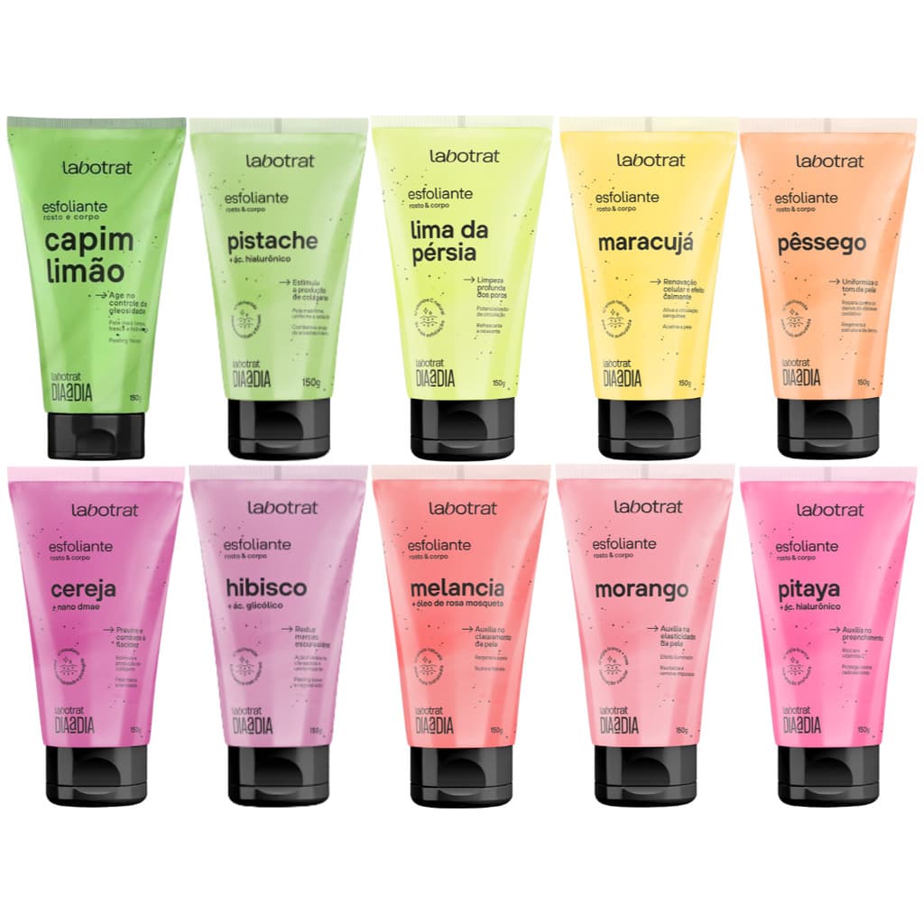 Esfoliante Labotrat Corporal E Facial Banho Dia A Dia Pele Perfumada 150g – Escolha