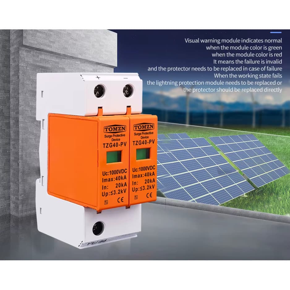 Dps Dc Protetor De Surto Energia Solar 600v 2p Off/on Grid