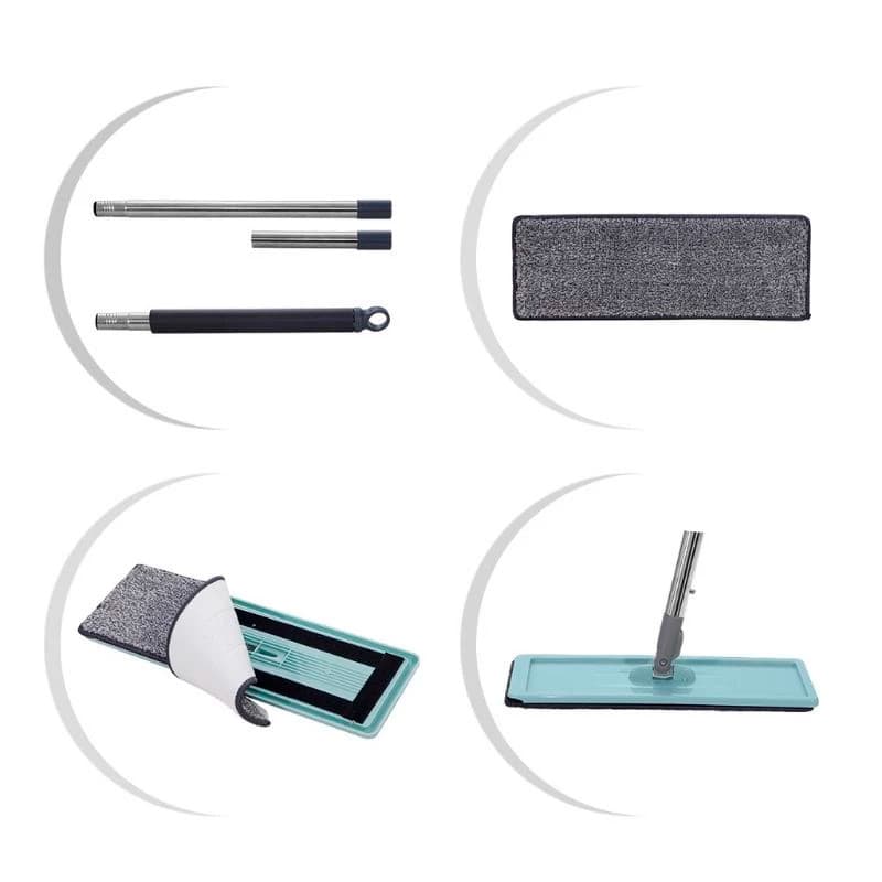 Mop Inteligente 360° Flexível Rodo Mágico com Refil