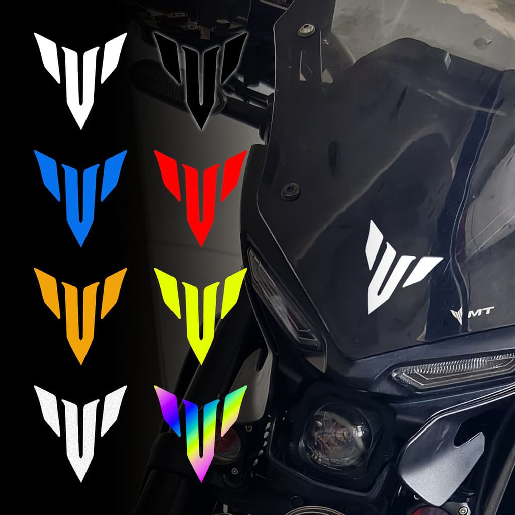 Para YAMAHA MT 01/07/09/25 Capacete De Motocicleta Tampa Do Tanque De Combustível Autocolante Adesivos Refletivos À Prova D'água Criativos