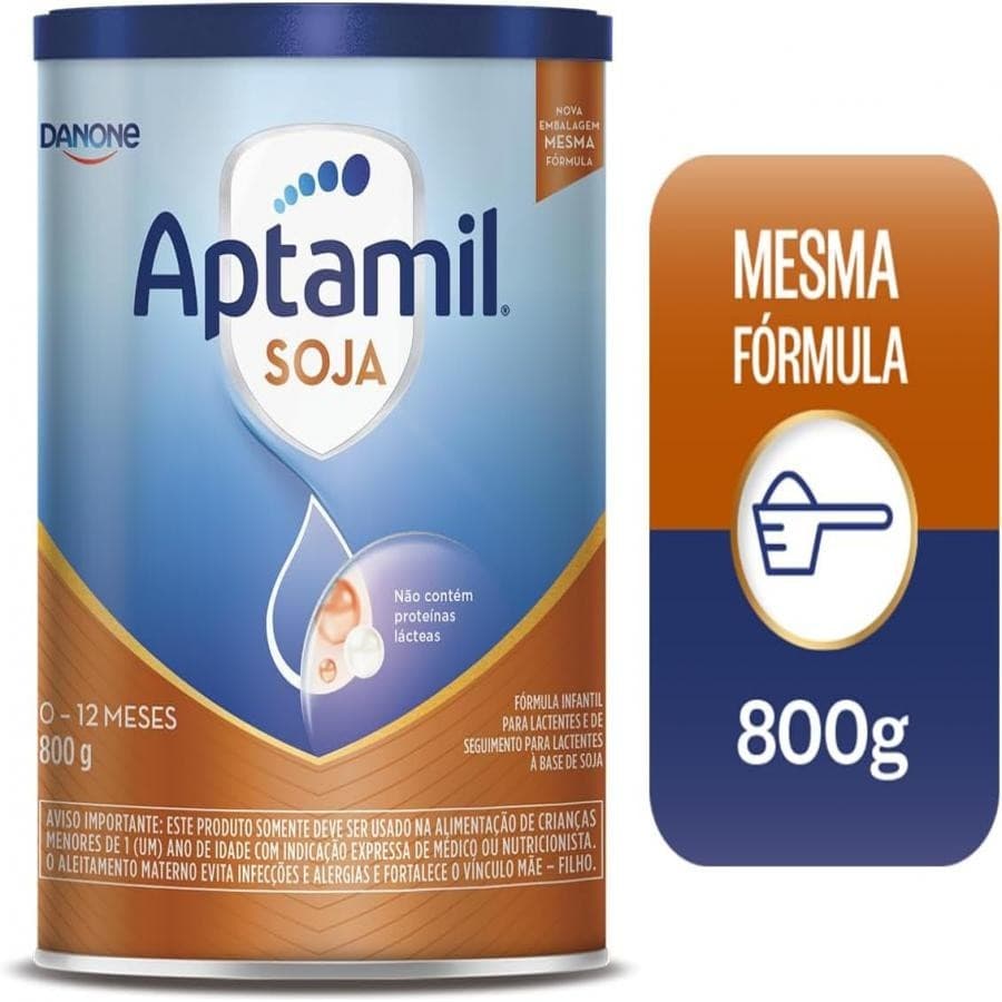 Formula Infantil Aptamil Soja 2 800g