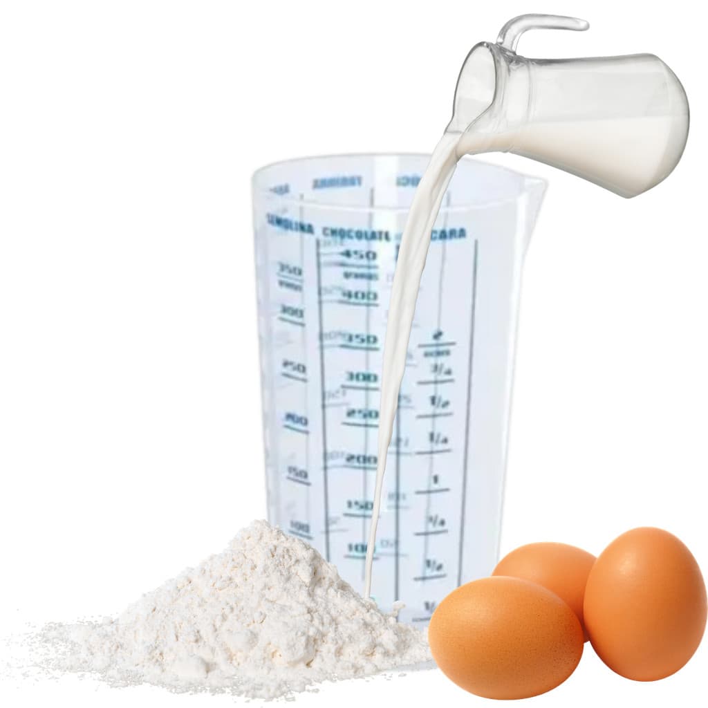 Kit 2 Un Copo Medidor Medida Plastico Açúcar Farinha Liquido 500 ML