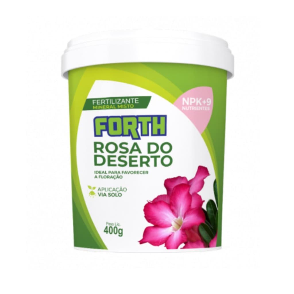 Fertilizante Adubo Rosa do Deserto 400g Forth