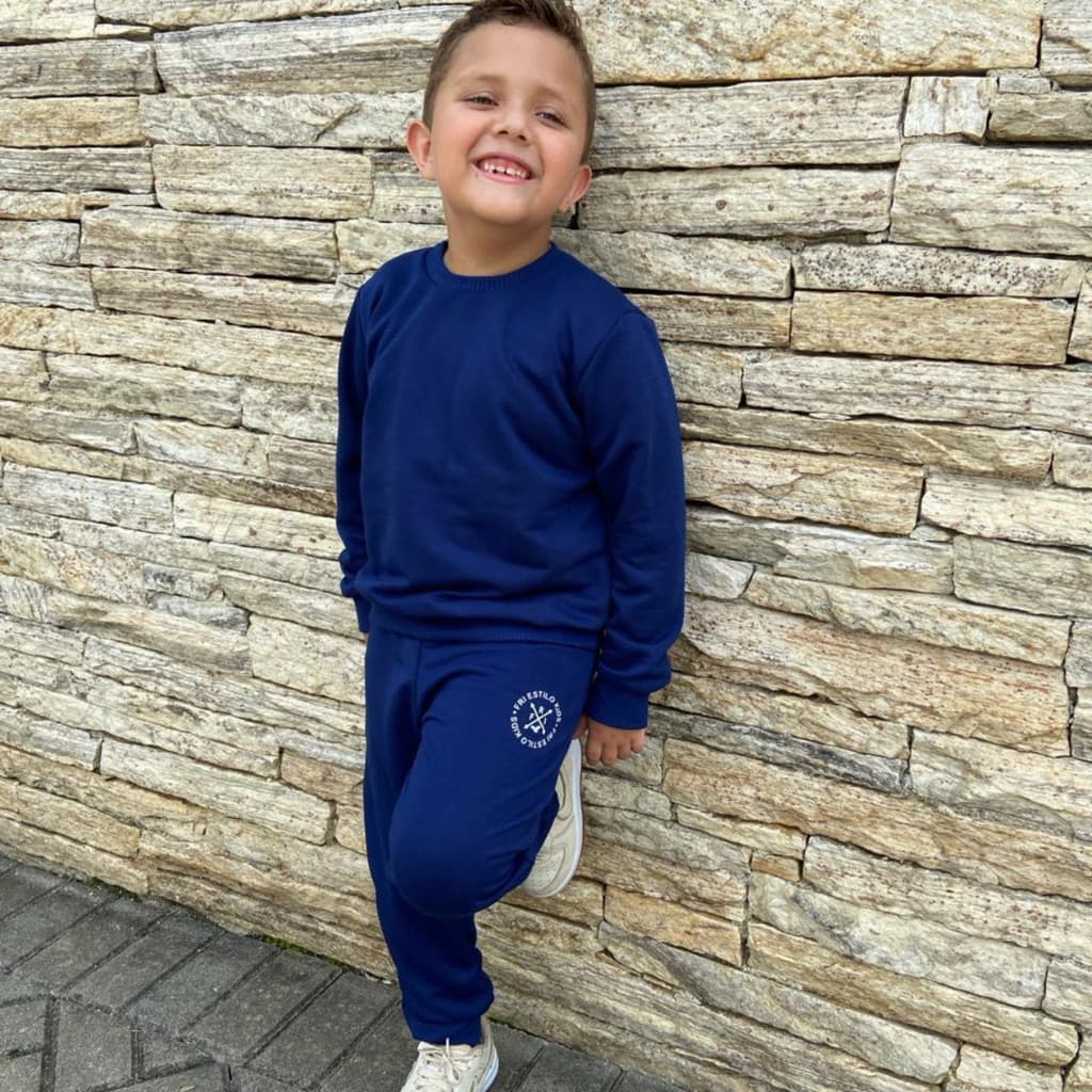 Conjunto Infantil Inverno Menino Menina Moletinho