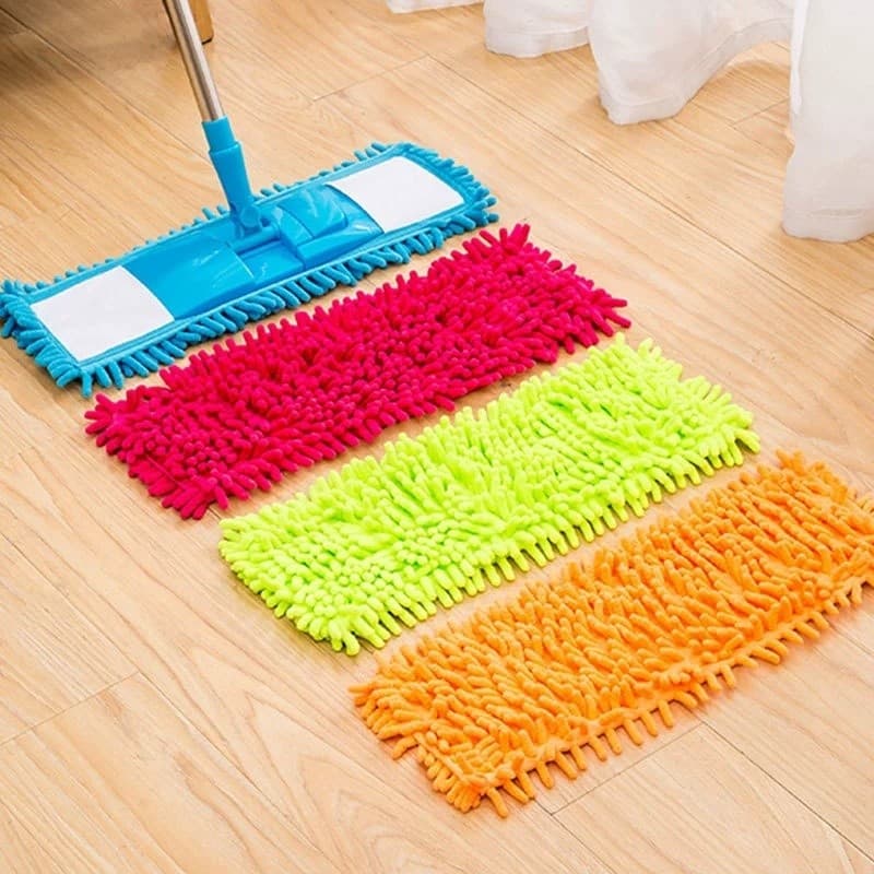 Vassoura Esfregão de Microfibra, Rodo Mop para Limpeza de Pisos