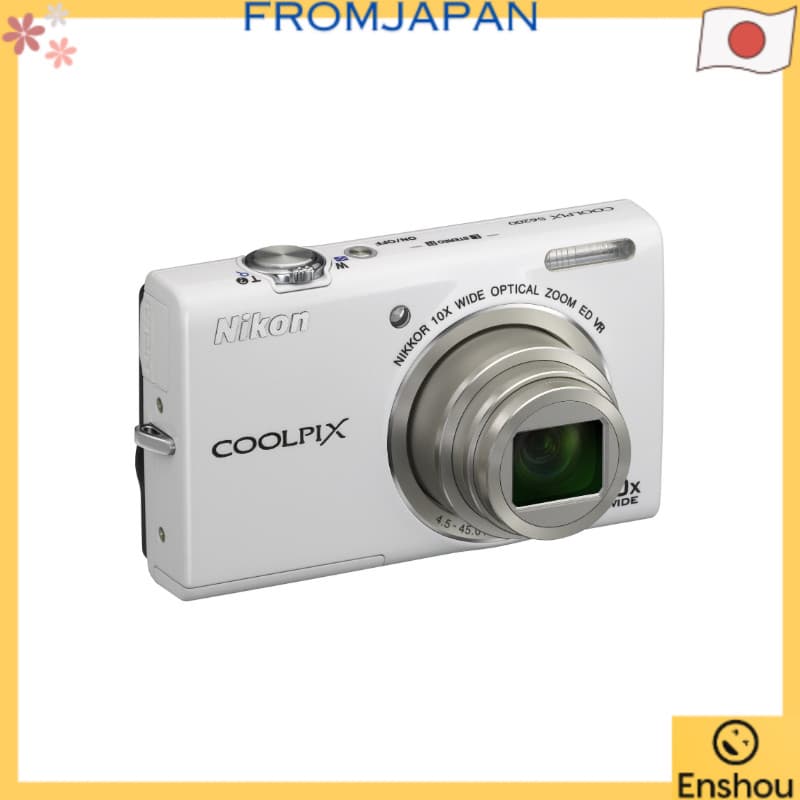 [USED]Do Japão [Usado] Nikon Câmera Digital COOLPIX S6200 Branco Natural S6200WH